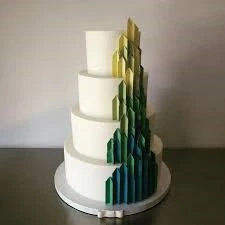 Geometric wedding cake for sale in Kenya