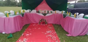 Wedding Equipment and set up in Kenya