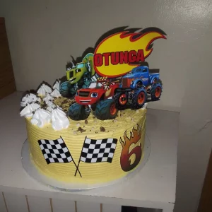 blaze and the monster machines theme cake for sale