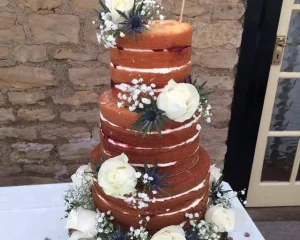 seminaked Wedding Cake in Kenya