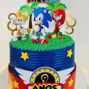 Sonic the Hedgehog themed cake Nakuru (1)