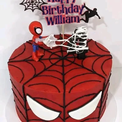 Spiderman themed cake nakuru