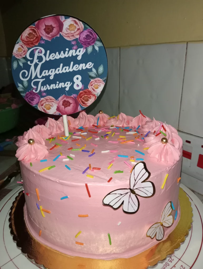 happy birthday cake Nakuru - happy birthday Magdalene (2)