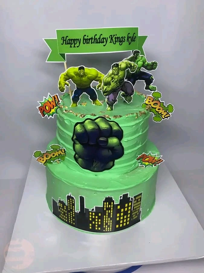 Order Incredible Hulk-themed birthday cakes | Gurgaon Bakers