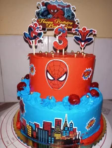 spiderman cake - delivered at Bondeni Nakuru