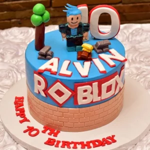 roblox cake- roblox birthday cake