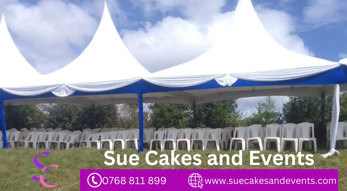 Burial tent decorations in Kenya | 0768 811 699