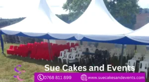 funeral tent decorations in Nakuru