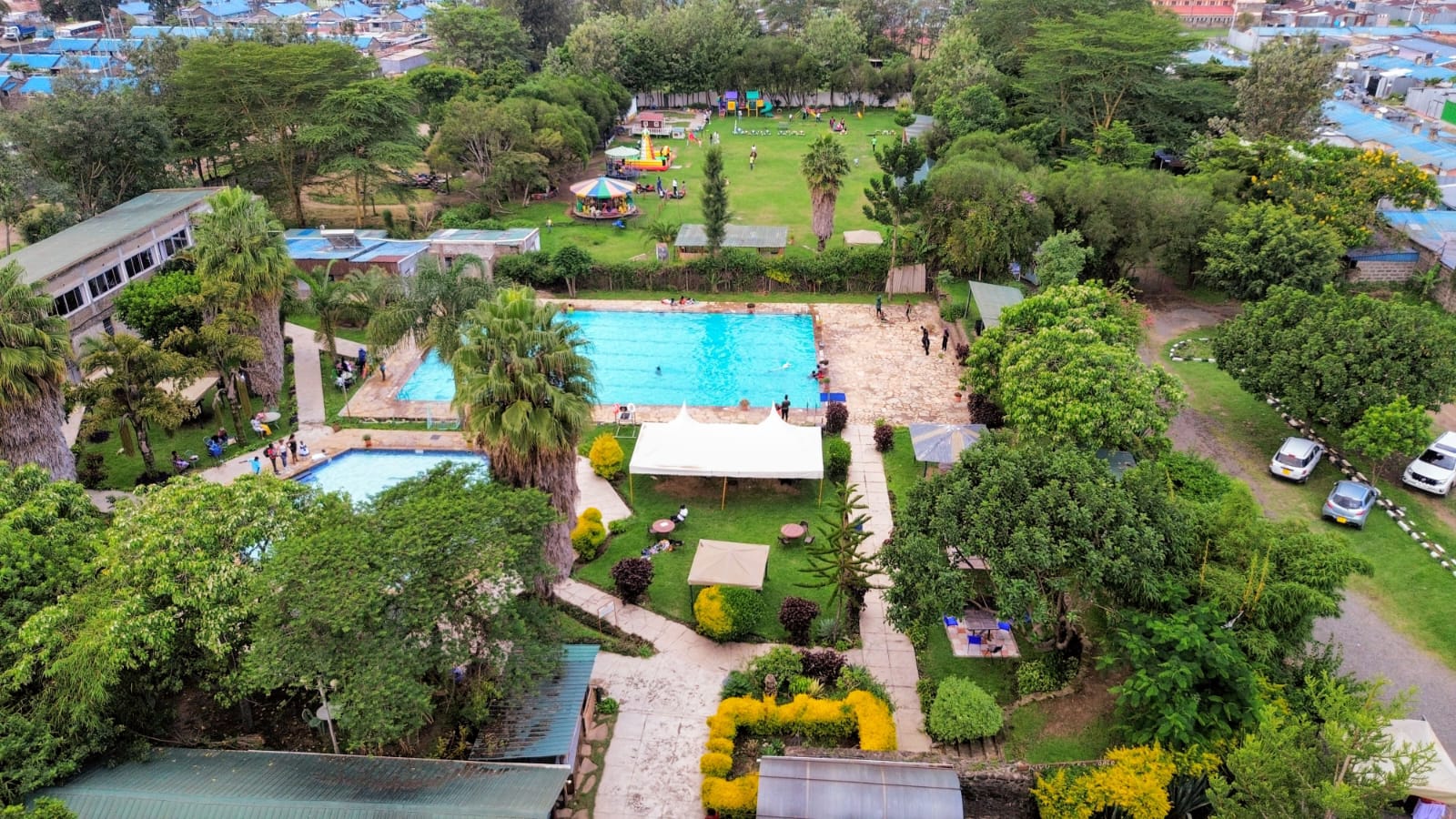 kivu resort Nakuru aerial view